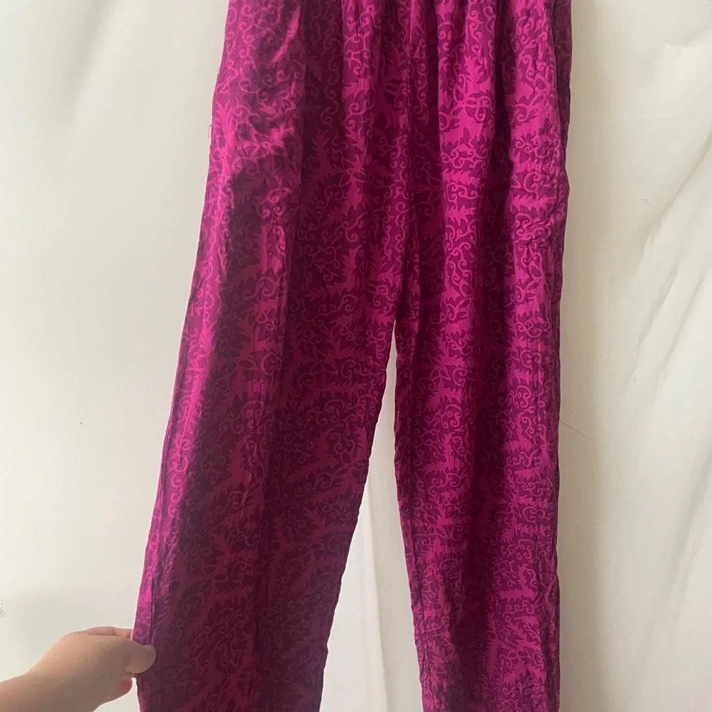 Boho Flowy Patterned Top & Bottom Set - Picture 5 of 5